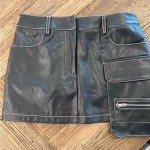 BY.DYLN Tyler Skirt Leather